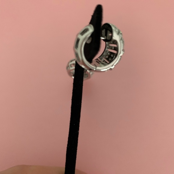 Sterling Silver Huggie Earrings Gorgeous - Picture 6 of 7